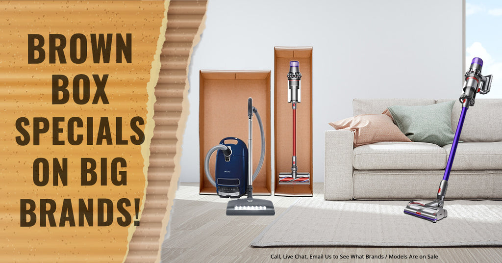 Dyson and Miele Vacuum Cleaner Brown Box Sale Up to 30% Off Big Brands!