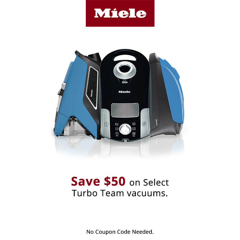 Miele Sale: $50 Off Miele Turbo Team Canisters: 10/12/20-11/1/20