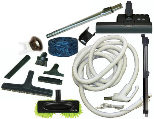 Central Vacuum Accessory Kit With SEBO ET-2 and 30FT Hose