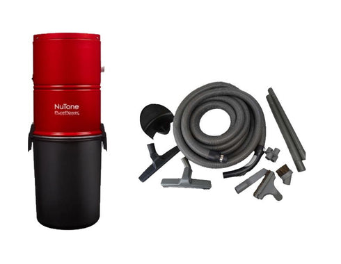 Nutone PP5501 Central Vacuum Kit For Bare Floors And Whole Home Cleaning 550 Air Watts