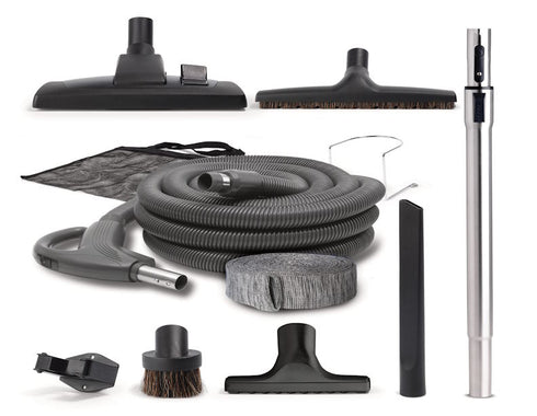 Broan Nutone Deluxe Multi Surface Tool Set BNAK2 Central Vacuum Accessory Kit With 30 Ft Low Voltage Hose