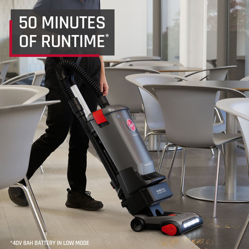 Hoover Commercial HVRPWR 12-Inch 40V Brushless Upright Vacuum CH91600V