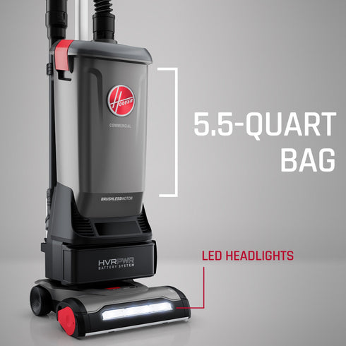Hoover Commercial HVRPWR 12-Inch 40V Brushless Upright Vacuum CH91600V