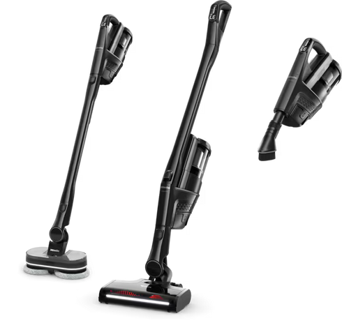 Miele Triflex HX3 Plus Aqua Obsidian Black — Cordless Stick Vacuum + AquaTwister