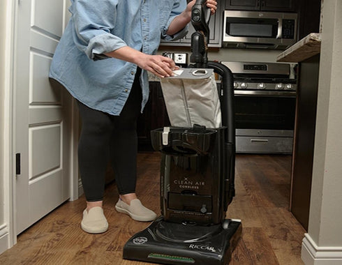 Riccar R27CV Clean Air Cordless Power Upright Vacuum