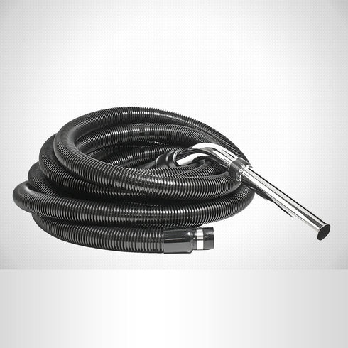 Central Vacuum Complete 30 Foot Crushproof Hose - Friction Fit