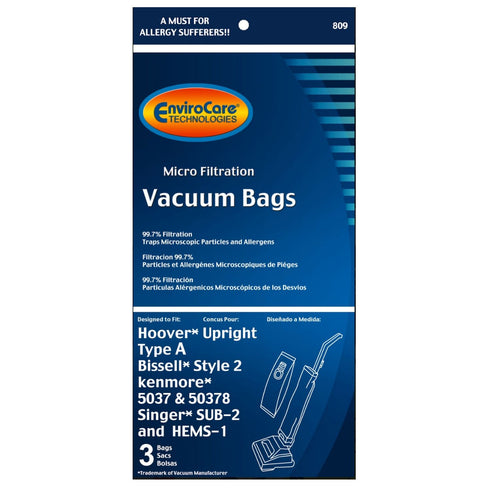 Hoover A Bags by EnviroCare (3 Pack)