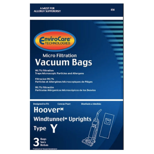 Hoover Y Bags (3pk) by EnviroCare