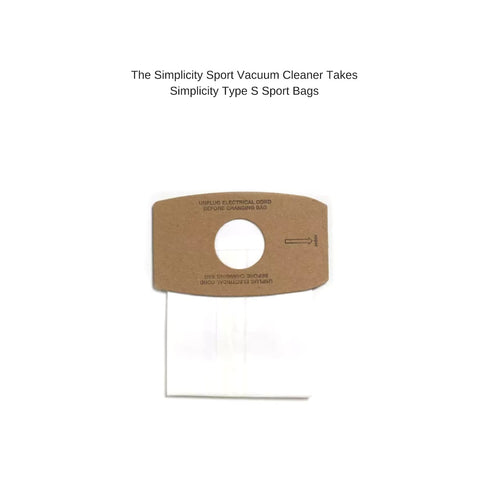 Simplicity Sport Bagged Canister Vacuum Cleaner