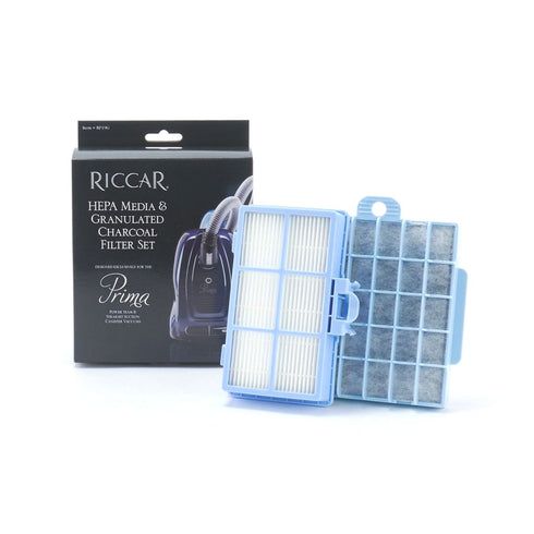 Riccar HEPA Media and Granulated Charcoal Prima Canister Filter Set (RF19G)