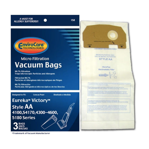 Eureka AA Vacuum Cleaner Bags (3pk)