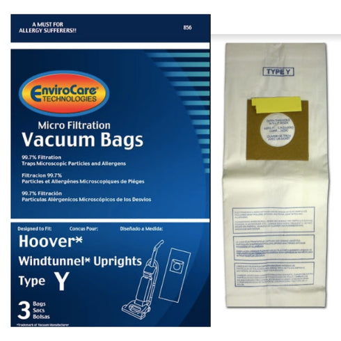 Hoover Y Bags (3pk) by EnviroCare
