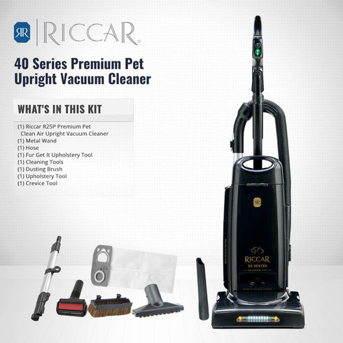 Riccar Premium Pet Clean Air Upright Vacuum (R25P)