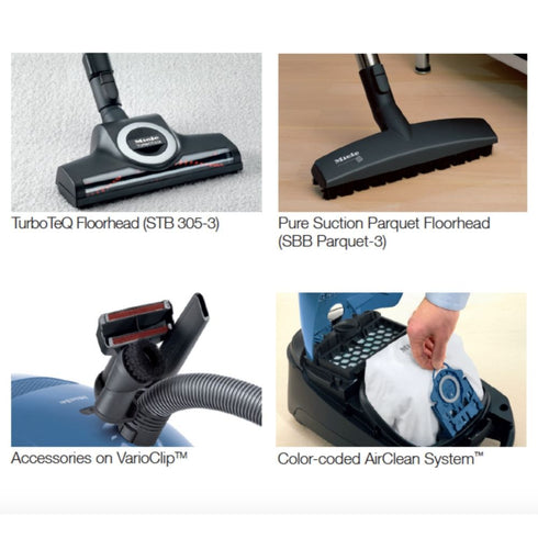 Miele C1 Classic Turbo Team Canister Vacuum Cleaner