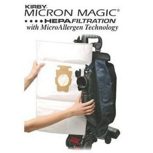 Kirby Universal Fit HEPA Plus Micron Magic Filtration Vacuum Bags - 2 pk