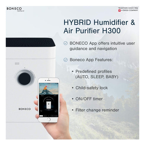 Boneco Hybrid Humidifier & Air Purifier H300