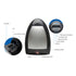 EyeVac Air in Black w/silver