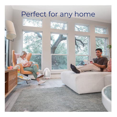 EyeVac Air in White w/silver