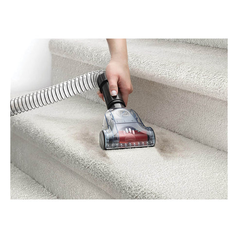 Hoover WindTunnel 3 High Performance Pet Bagless Corded Upright Vacuum, UH 72630, Red