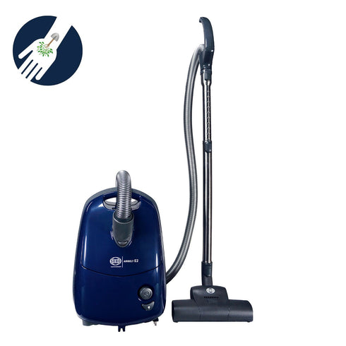 SEBO Airbelt E2 Turbo Canister Vacuum Cleaner 91620AM (Dark Blue)