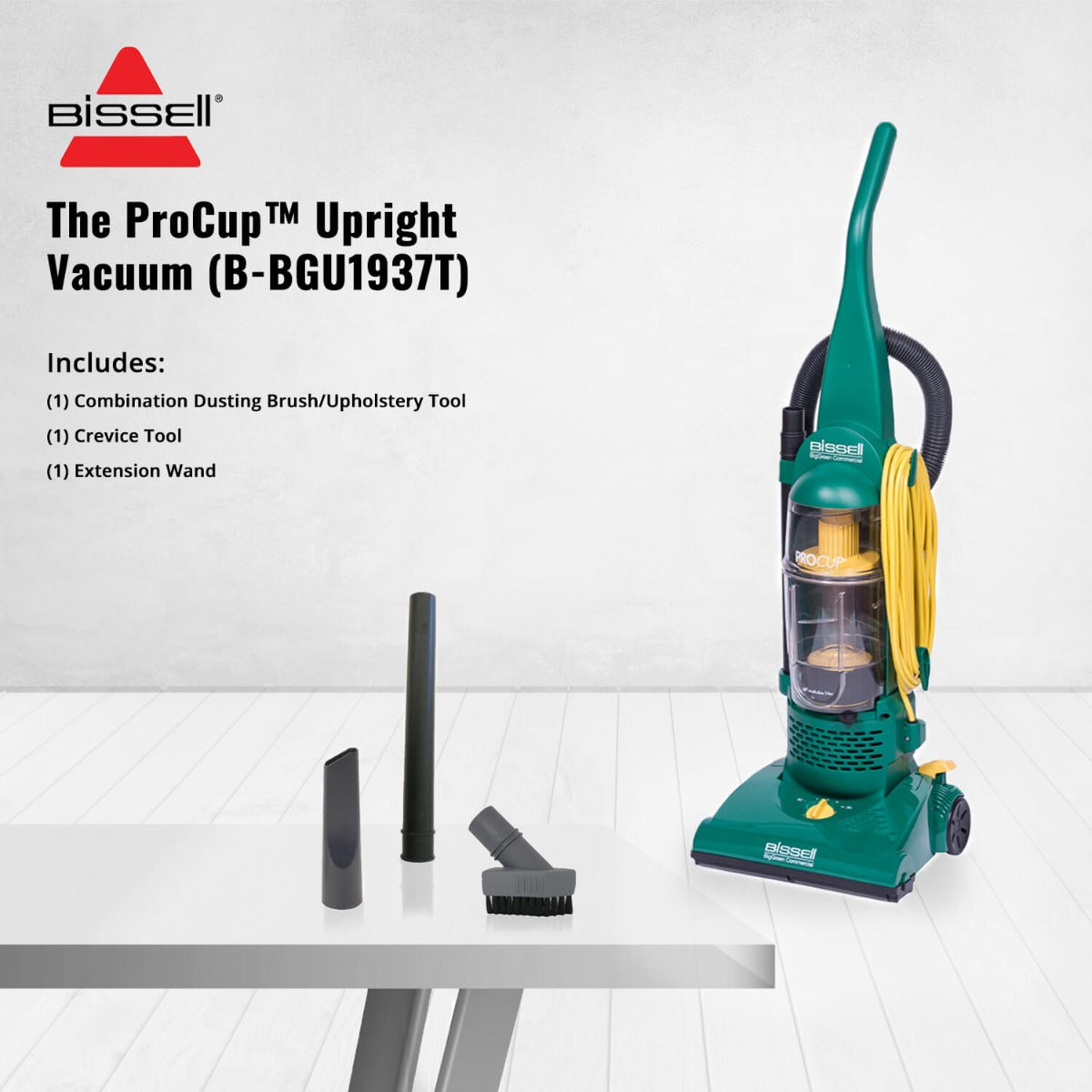 bissell biggreen commercial pro cup bagless upright vacuum