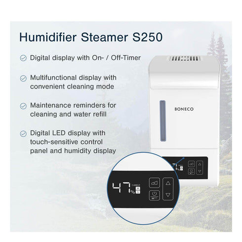 BONECO - S250 Digital 3-in-1 Steam Humidifier