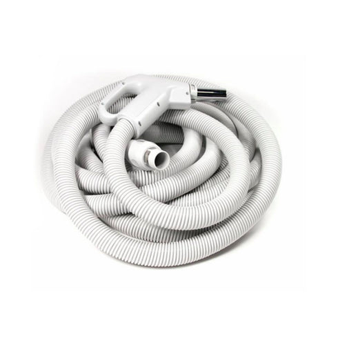 Central Vacuum Electric Hose- 30 Foot Direct Connect- Fits Button Lock and Friction Fit