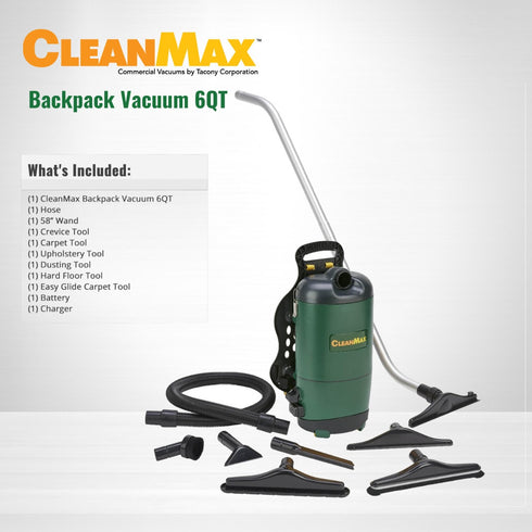 CleanMax Backpack Vacuum (CMBP-6.2)