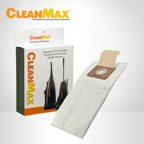 CleanMax Standard Pro and Nitro Series Paper Bag (CMP-12) -12 Pack