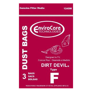Dirt Devil F Vacuum Bags (3pk) by EnviroCare