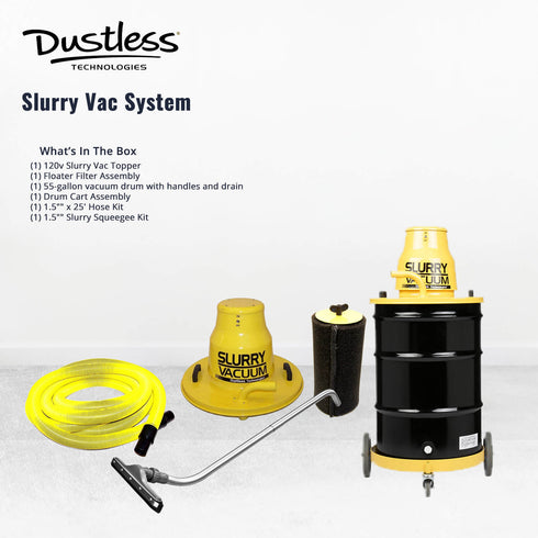 Dustless Slurry Vacuum System
