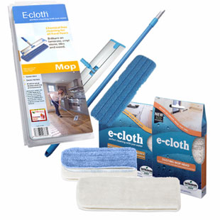 eCloth Floor Cleaning Kit - MicroFiber Pads