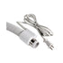Central Vacuum Electric Hose -30 Foot Electric Corded Pigtail- Fits Button Lock and Friction Fit