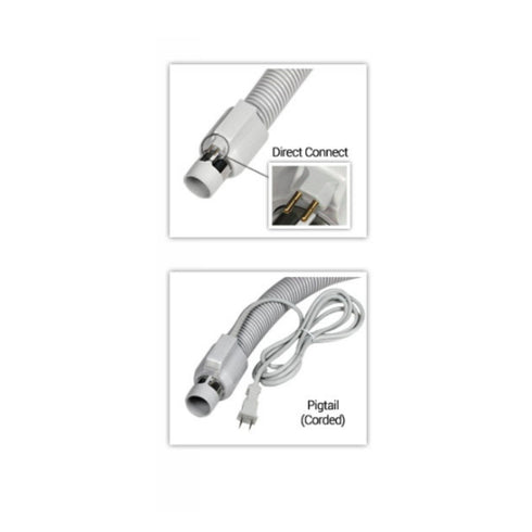 Central Vacuum Electric Hose -30 Foot Electric Corded Pigtail- Fits Button Lock and Friction Fit