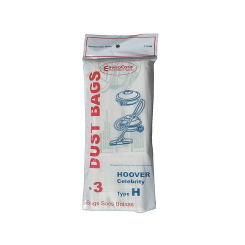 Hoover Type H Celebrity Canister Vacuum Bags (3 Pack) by EnviroCare