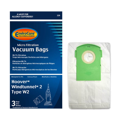Hoover W2 Bags by EnviroCare – 3 Pack