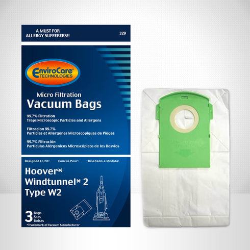 Hoover W2 Bags by EnviroCare – 3 Pack