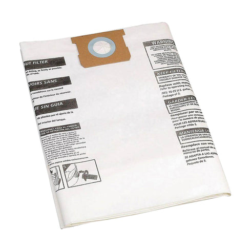 EnviroCare Shop Vac Type J 15-22 Gallon Vacuum Bags – 3 Pack #495SW