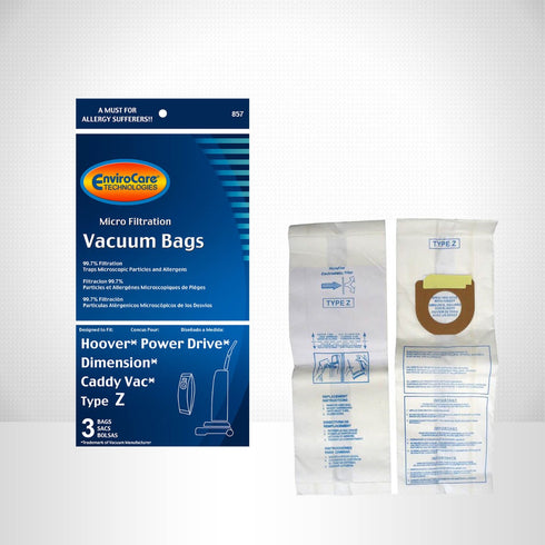 EnviroCare Hoover Z Bags (3pk)