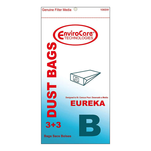 EnviroCare Eureka Type B Vacuum Bags - 3 Pack