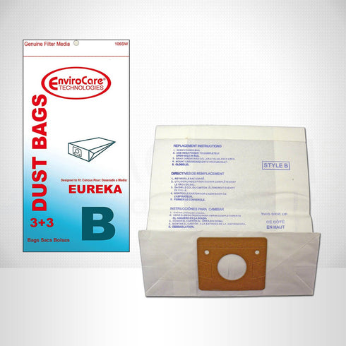 EnviroCare Eureka Type B Vacuum Bags - 3 Pack