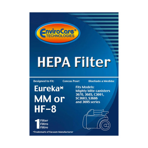 Sanitaire and Eureka MM or HF-8 HEPA Filter (F253)