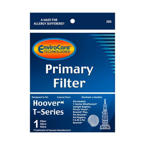 EnviroCare Hoover T Series Primary Vacuum Filter F285