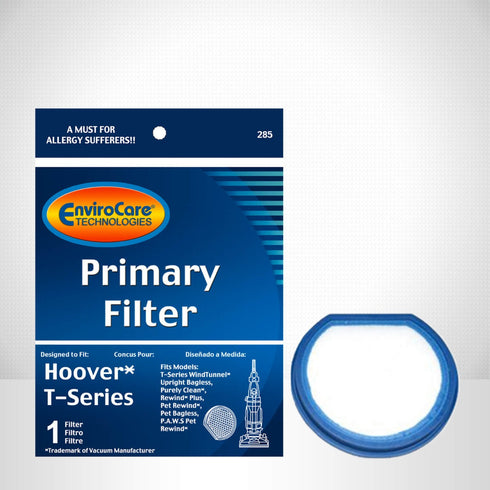 EnviroCare Hoover T Series Primary Vacuum Filter F285