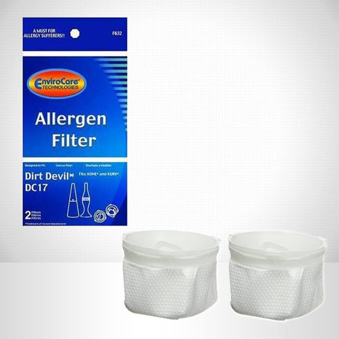 Dirt Devil F17 Filter by EnviroCare – 2 Pack