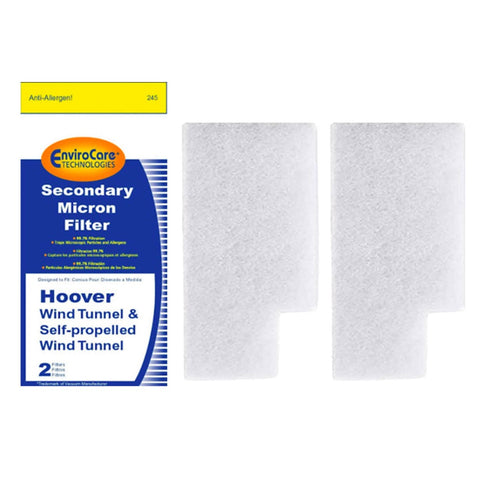 Hoover WindTunnel and Self-Propelled Vacuum Cleaner Secondary Filter - 2 Pack (245)
