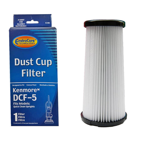 Envirocare Kenmore DCF-5 Dust Cup Filter (F240)