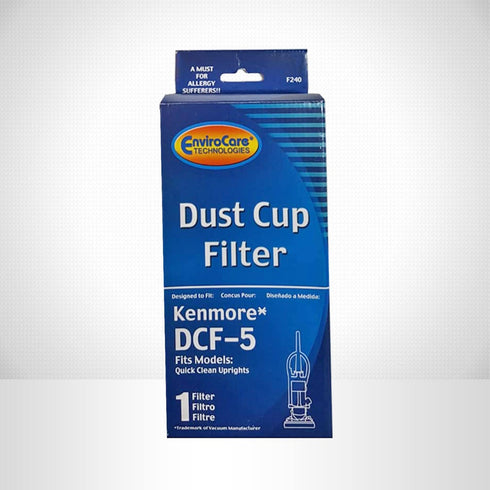 Envirocare Kenmore DCF-5 Dust Cup Filter (F240)