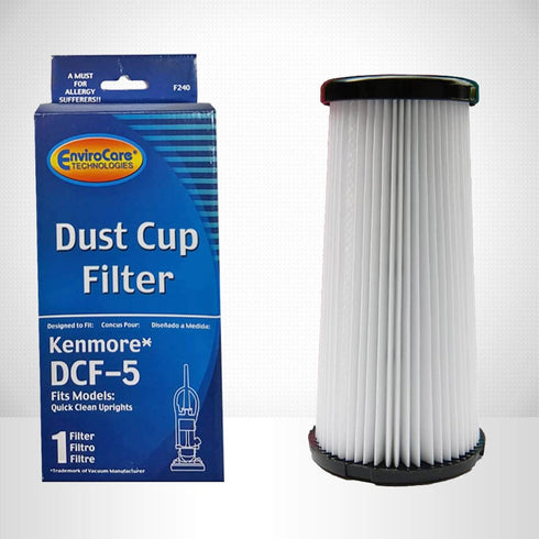 Envirocare Kenmore DCF-5 Dust Cup Filter (F240)