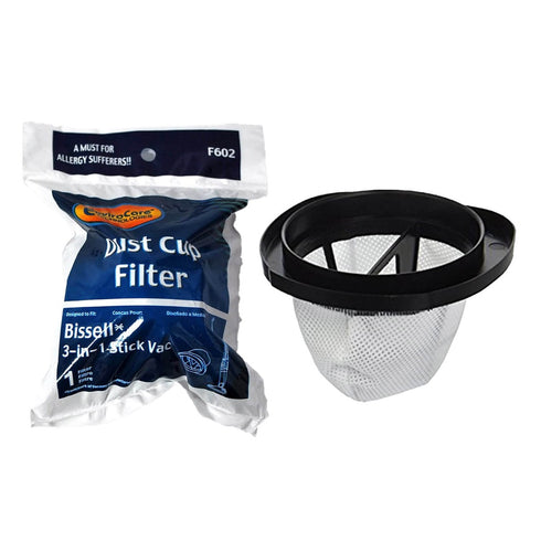 Envirocare Bissell 3-in-1 Stick Vac Dust Cup Filter (F602)